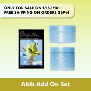 60% OFF ABIB Sedum Hyaluron Hydration Add On Bundle (3-Piece Set)